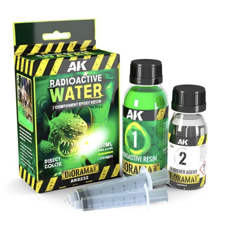 AK Diorama Resin Radioactive Water Componets exproxy resin