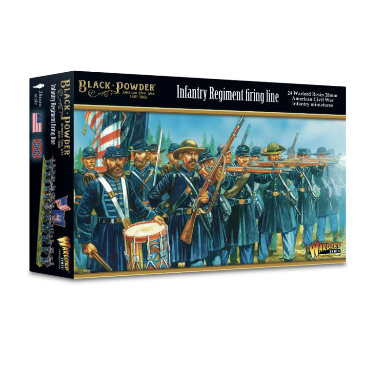 Black Powder Infantry Regiment firing line