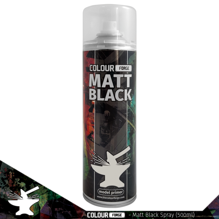 Colour Forge Matt Black Spray