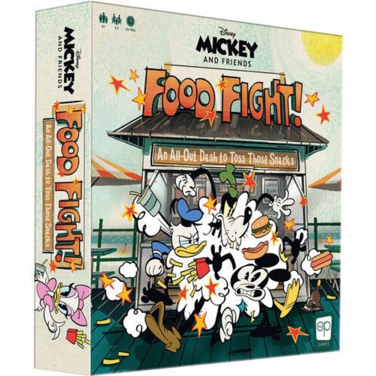 Disney Board Game Mickey and Friends Food Fight