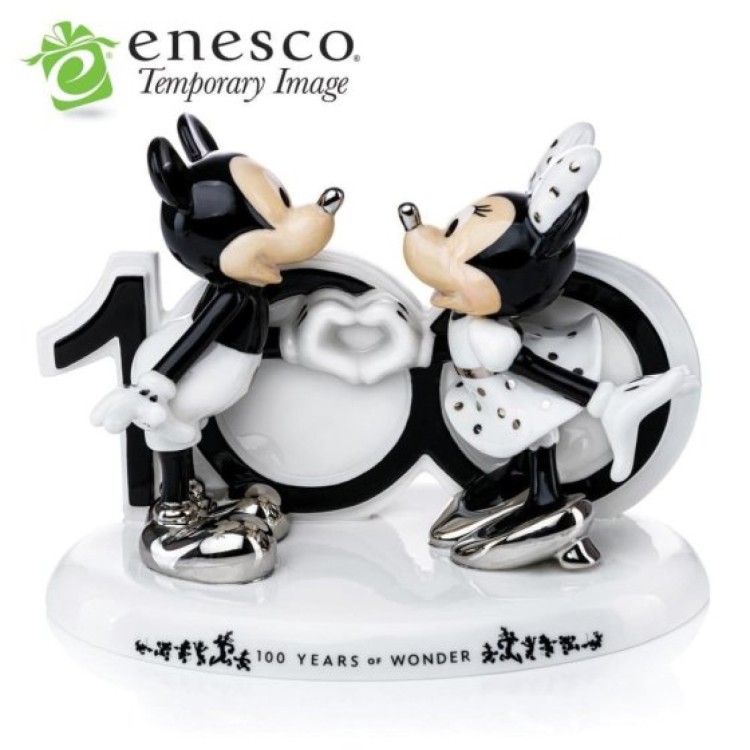 Disney English Ladies Co D100 Mickey and Minnie Mouse 100 Years