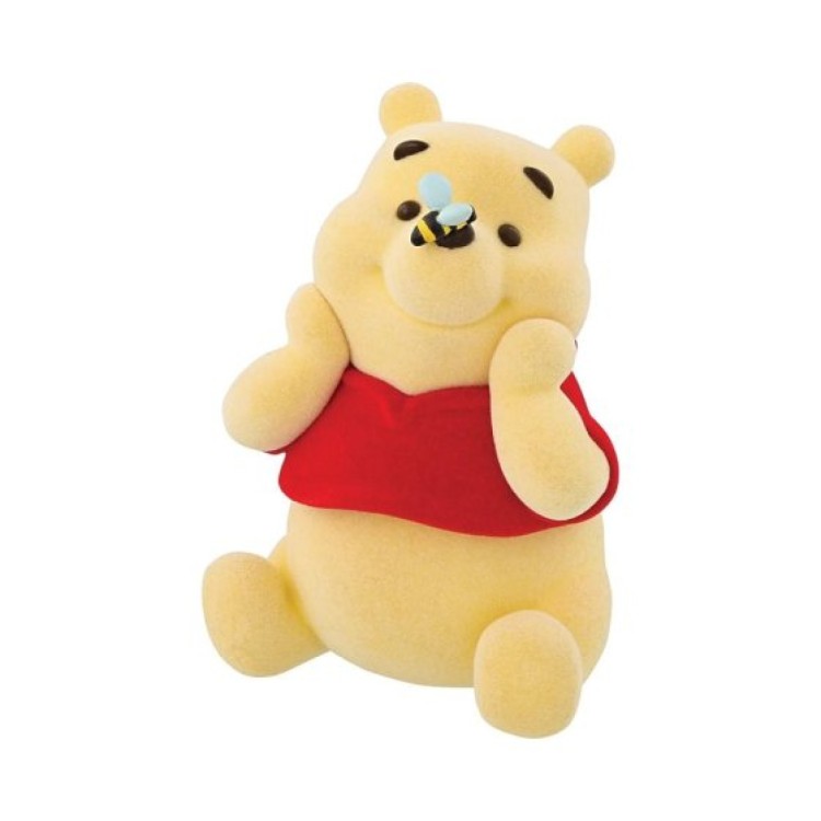 Disney Grand Jester Studios Flocked Winnie the Pooh Figurine