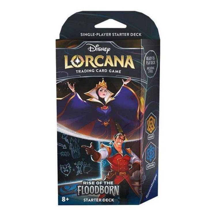 Disney Lorcana Rise Of The Floodborn Starter Deck The Queen and Gaston
