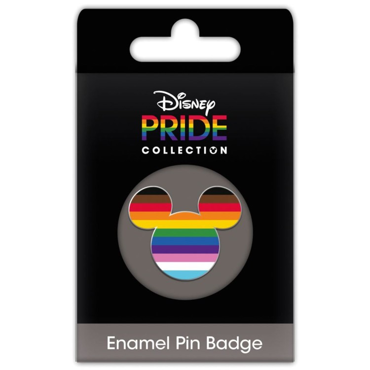 Disney Pride Mickey Intersectional Enamel Pin Badge