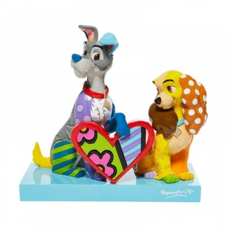 Disney Showcase Britto Lady & the Tramp Numbered Limited Edition 3000