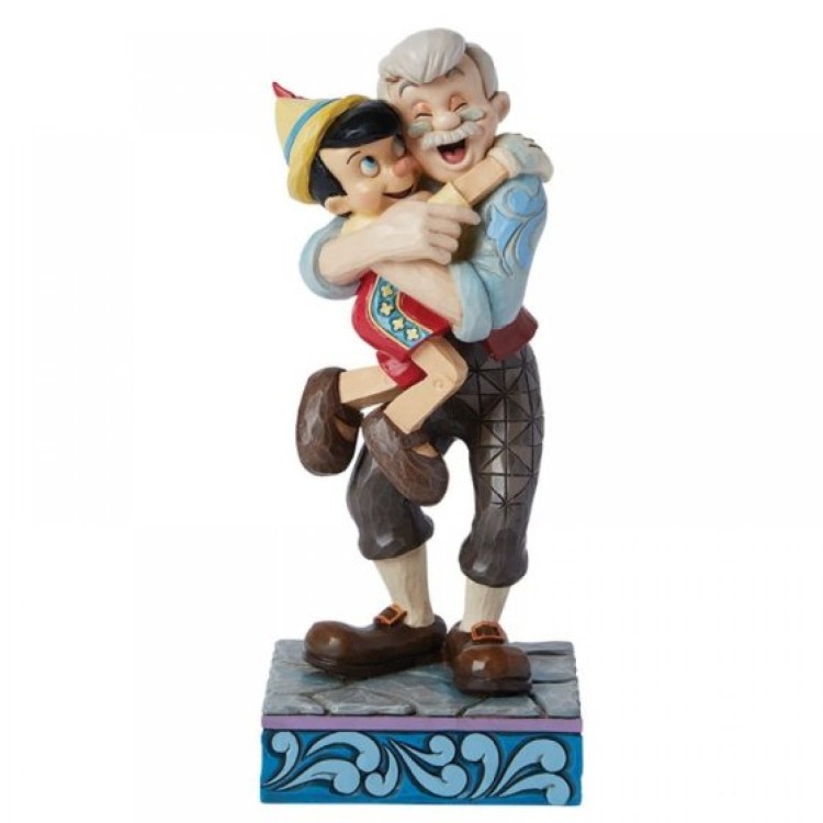 Disney Traditions Gepetto & Pinocchio Figurine