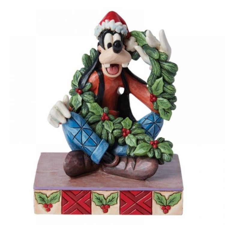 Disney Traditions Goofy Christmas Figurine