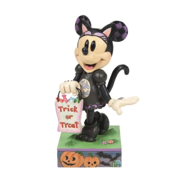 Disney Traditions Minnie Mouse Cat Costume Figurine