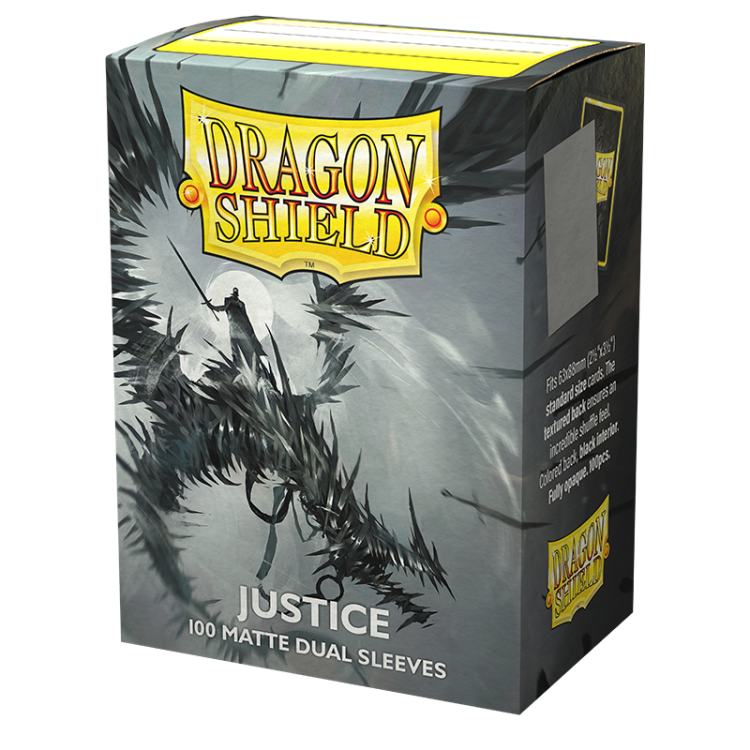 Dragon Shield Dual Matte Justice Standard Sleeves 100 Pack