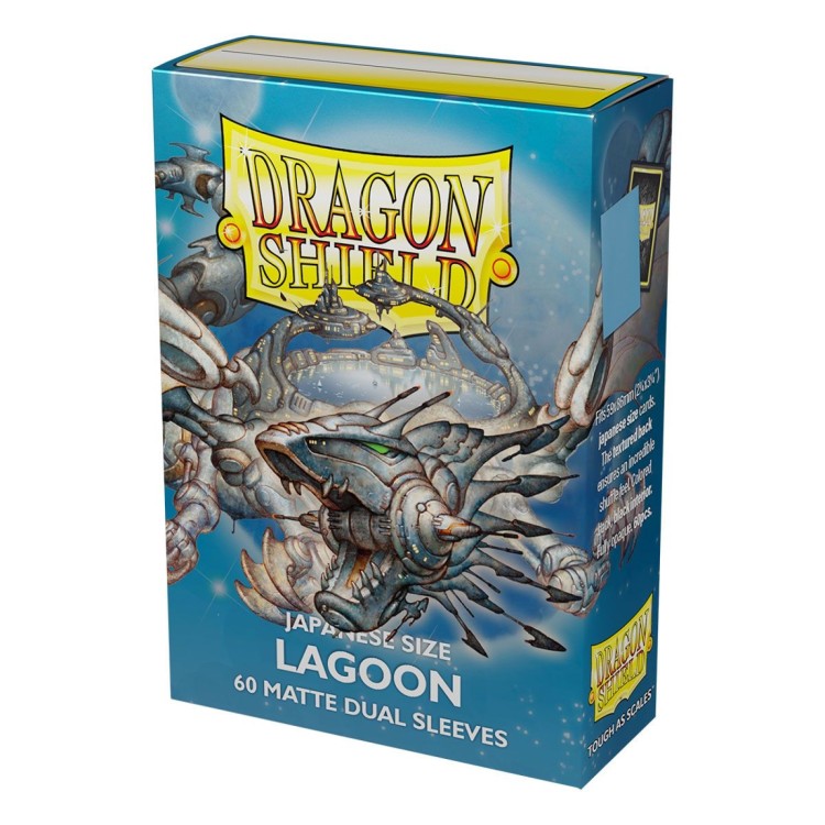 Dragon Shield Dual Matte Lagoon Japanese Size 60 Pack Sleeves