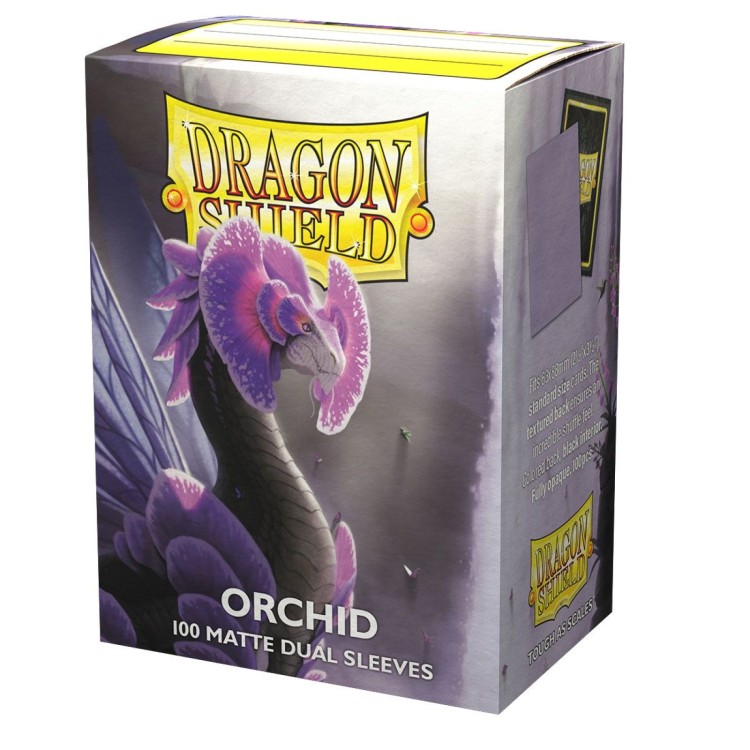 Dragon Shield Dual Matte Orchid Standard Size 100 Pack Sleeves