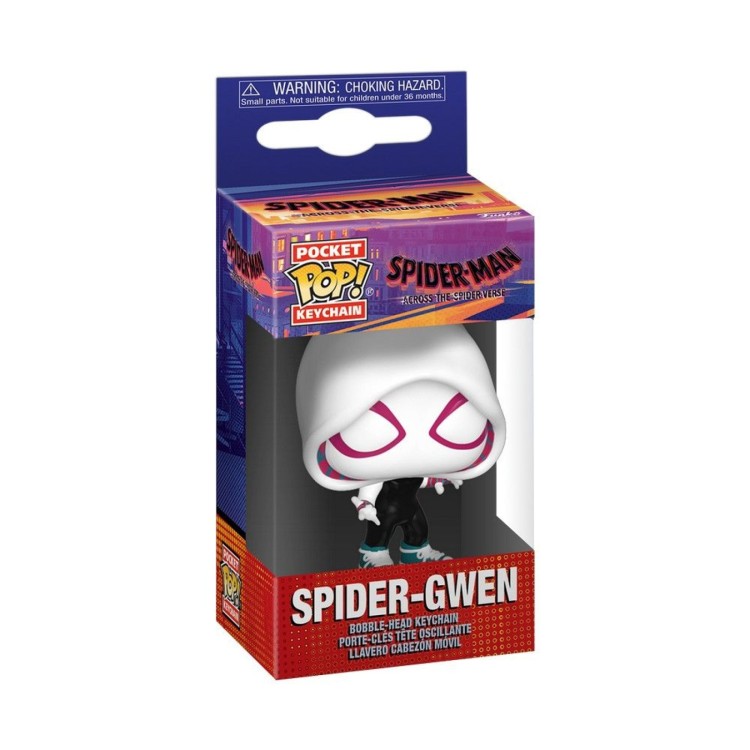 Funko POP Keychain Marvel Spider-Man Across the Spider-Verse Spider-Gwen