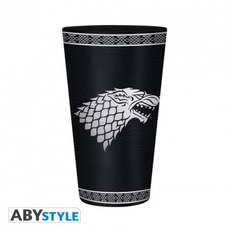 Game Of Thrones Large Glass Stark Foil