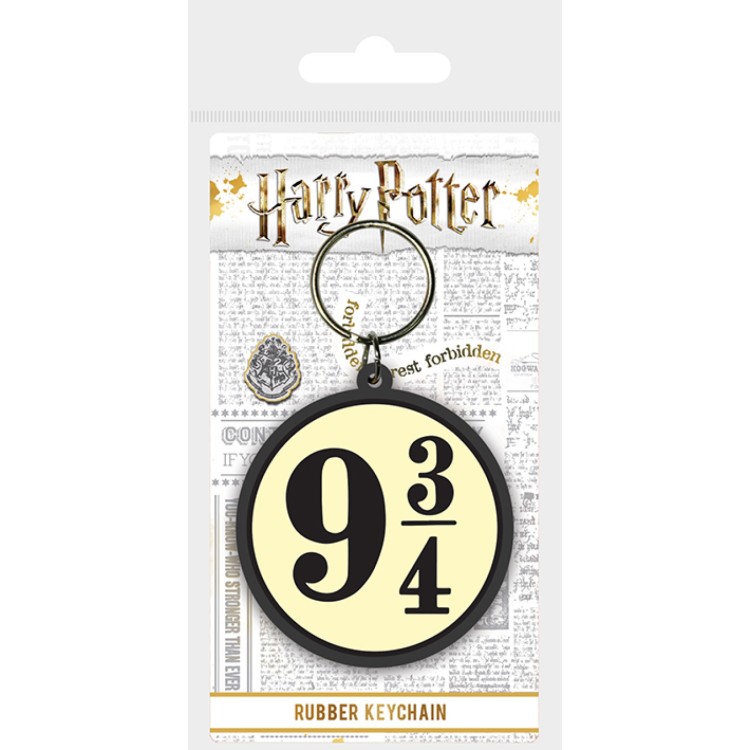 Harry Potter 9 3/4 Rubber Keychain