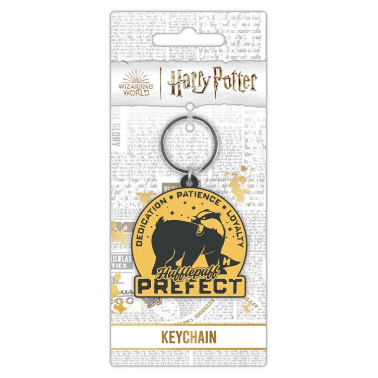 Harry Potter Clubhouse Hufflepuff PVC Rubber Keyring
