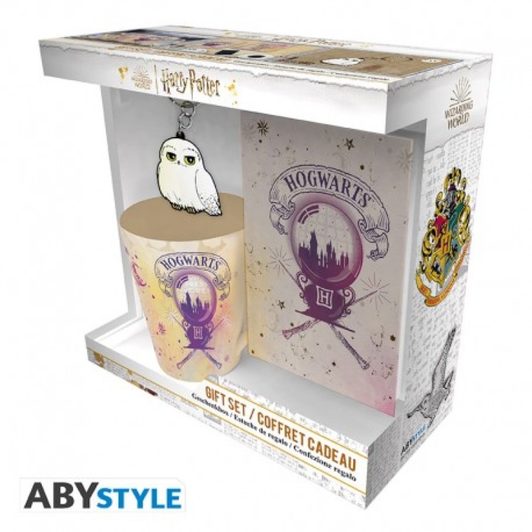 Harry Potter Gift Set Mug Keychain And Notebook Hogwarts