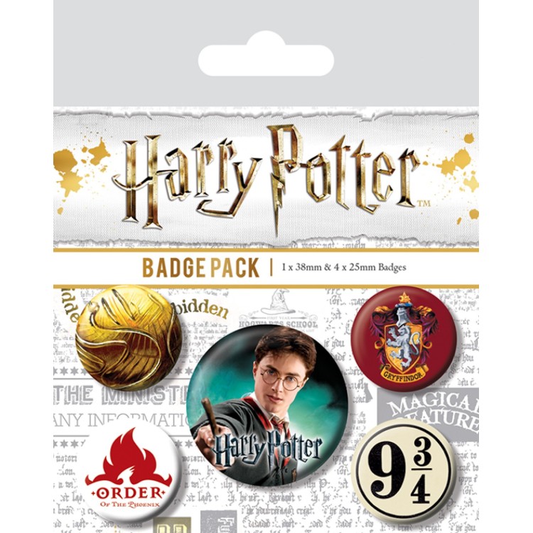 Harry Potter Gryffindor Badge Pack