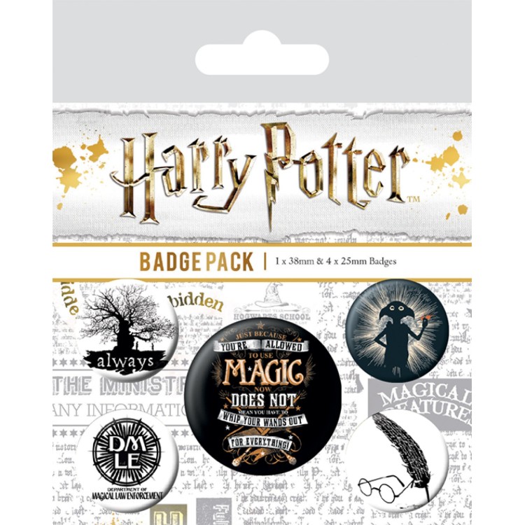 Harry Potter Symbols Badge Pack