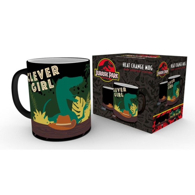 Jurassic Park Mug heatchange Clever Girl