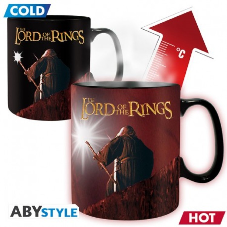 Lord Of The Rings Mug Heat Change You Shall Not pass
