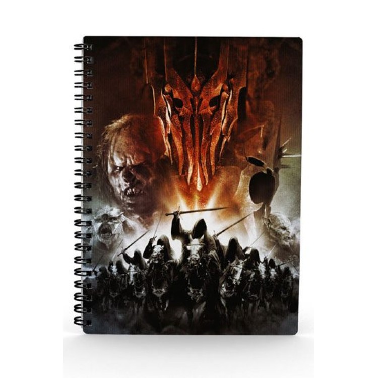 Lord of the Rings Notebook with 3D-Effect Mordor