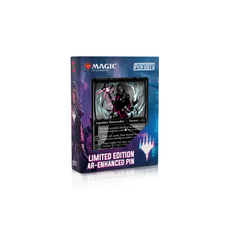Magic The Gathering Limited Edition Kamigawa Neon Dynasty Tezzeret Batrayer OF Flesh AR Pin