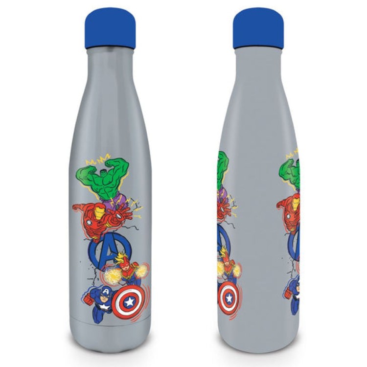 Marvel Avengers Hero Club 540ml Metal Drinks Bottle