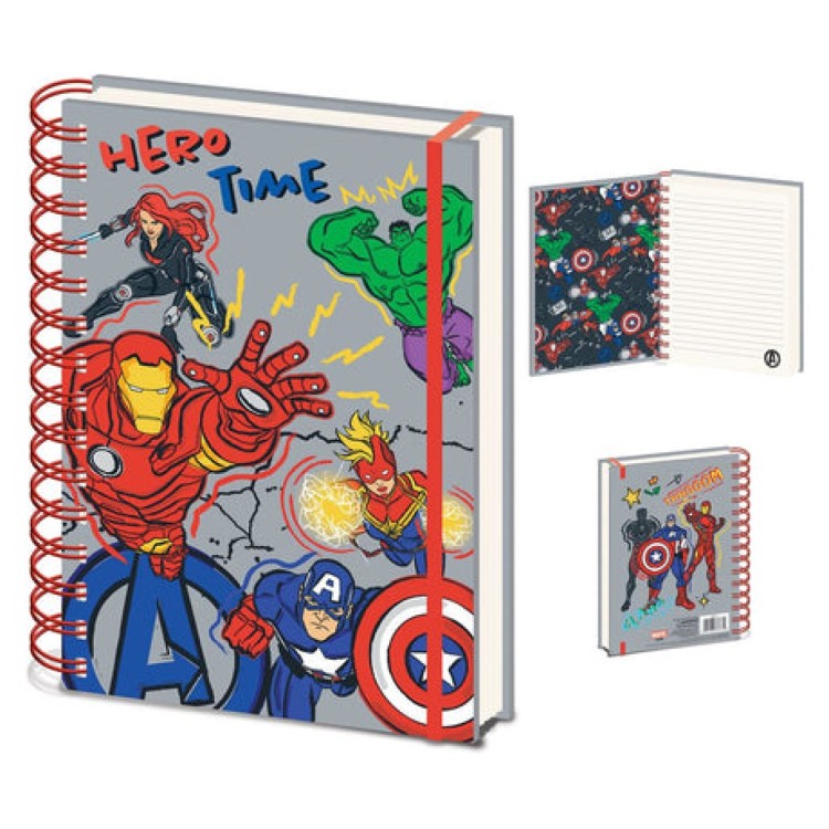 Marvel Avengers Hero Club A5 Wiro Notebook