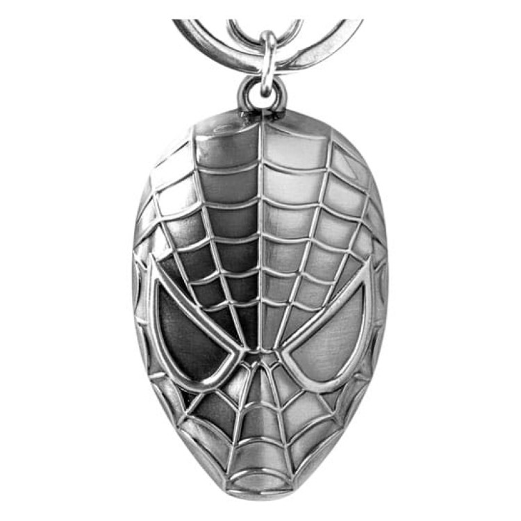 Marvel Spider-Man Head Metal Keychain