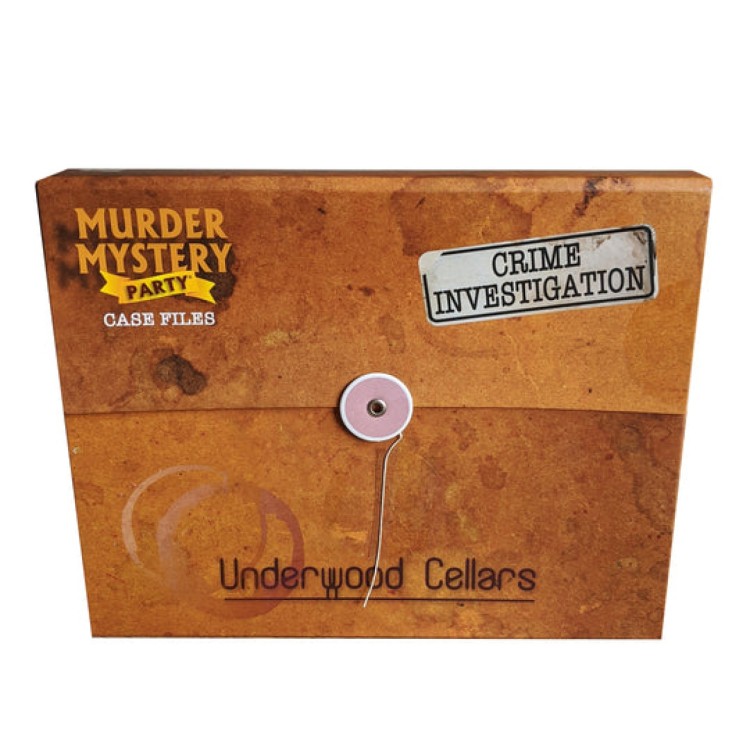 Murder Mystery Underwood Cellars Case File Mystery Game