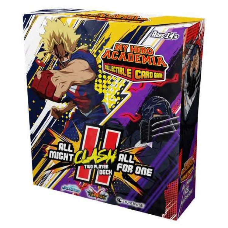 My Hero Academia Collectable Card Game All Might vs All for One Clash Decks