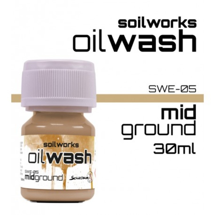 Scalecolor Soilworks Oil Wash Mid-Ground