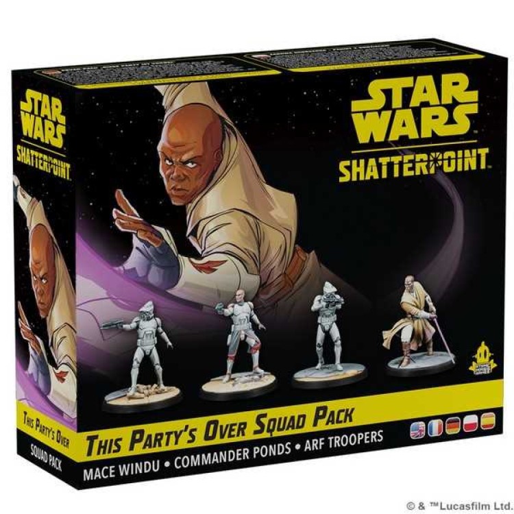Star Wars Shatterpoint This Party's Over Mace Windu Squad Pack