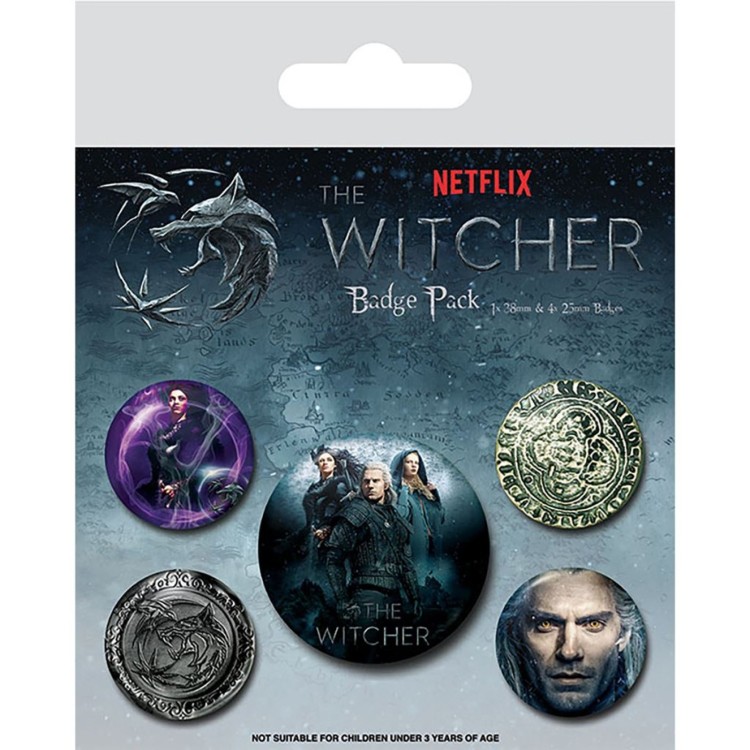 The Witcher Warrior Badge Pack