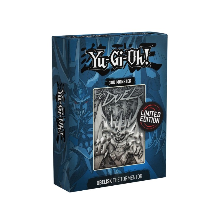 Yu-Gi-Oh! Limited Edition Replica God Card Obelisk the Tormentor Metal Ingot SALE