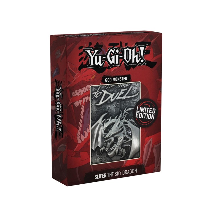 Yu-Gi-Oh! Limited Edition Replica God Card Slifer the Sky Dragon Metal Ingot SALE