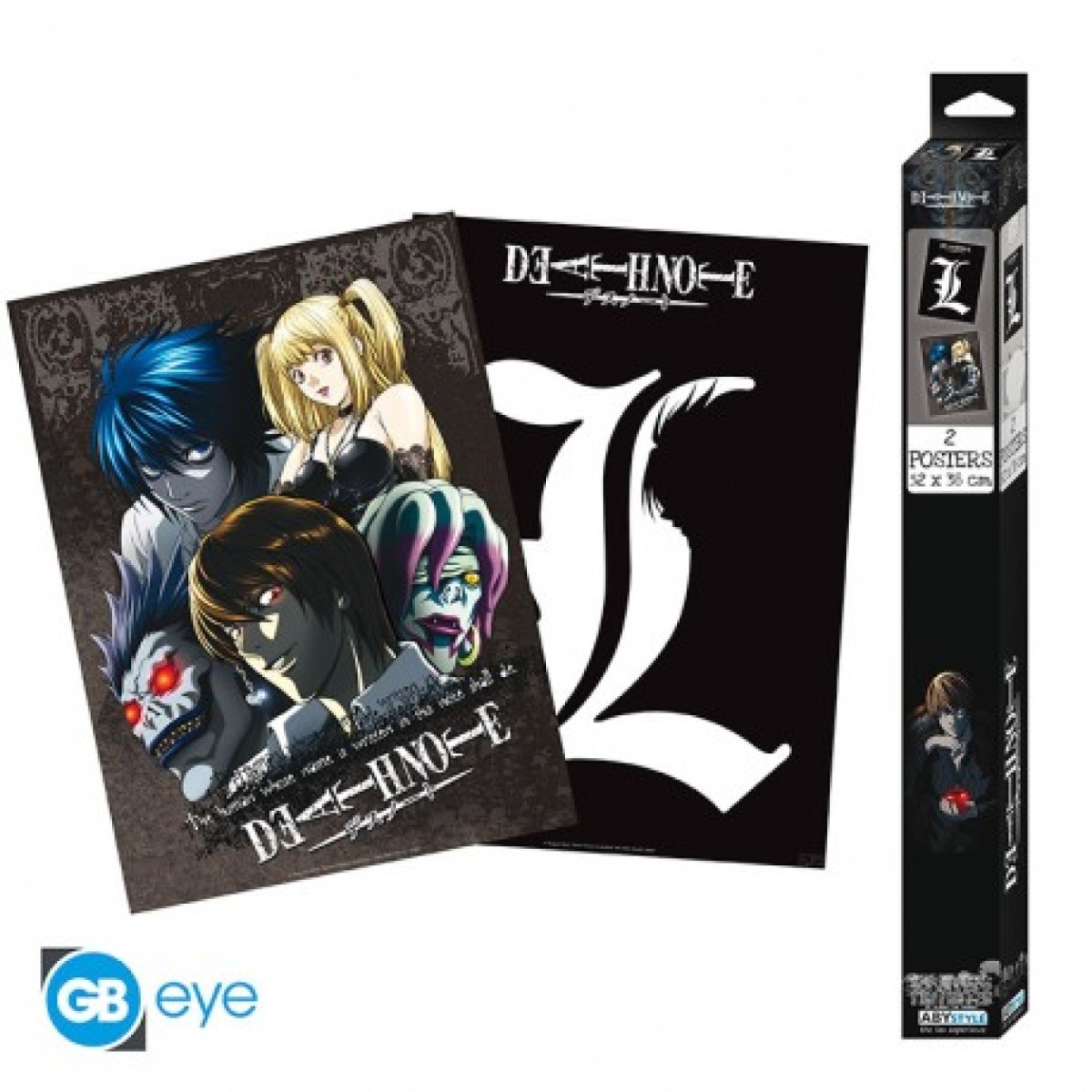 Death Note Set 2 Chibi Posters L and Group - Imperial Games