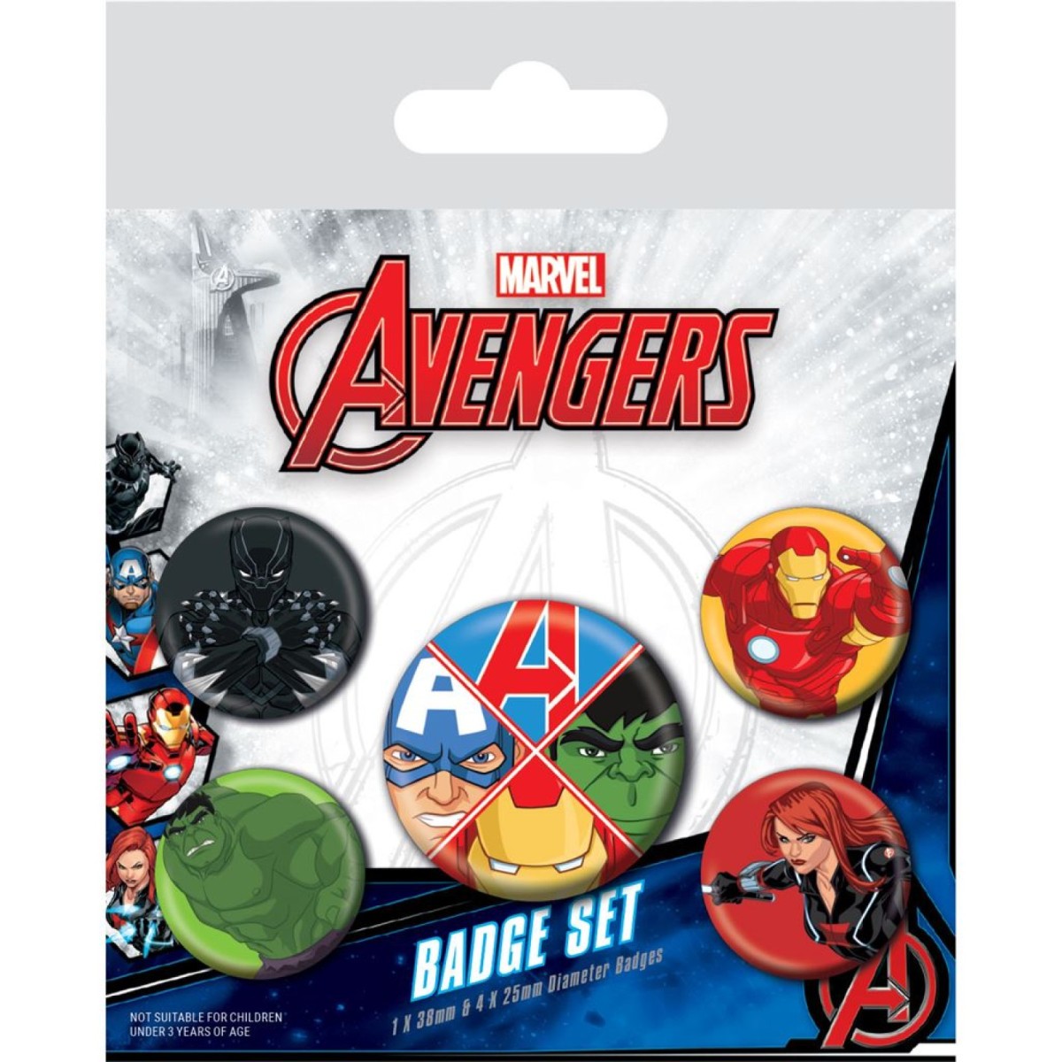 Marvel Avengers Assemble Badge Pack Imperial Games