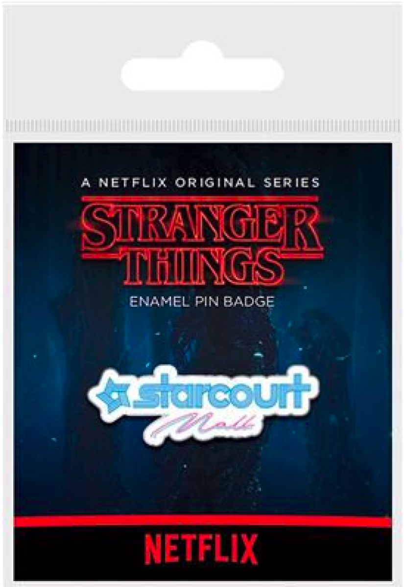 Stranger Things Starcourt Mall Enamel Pin Badge Imperial Games