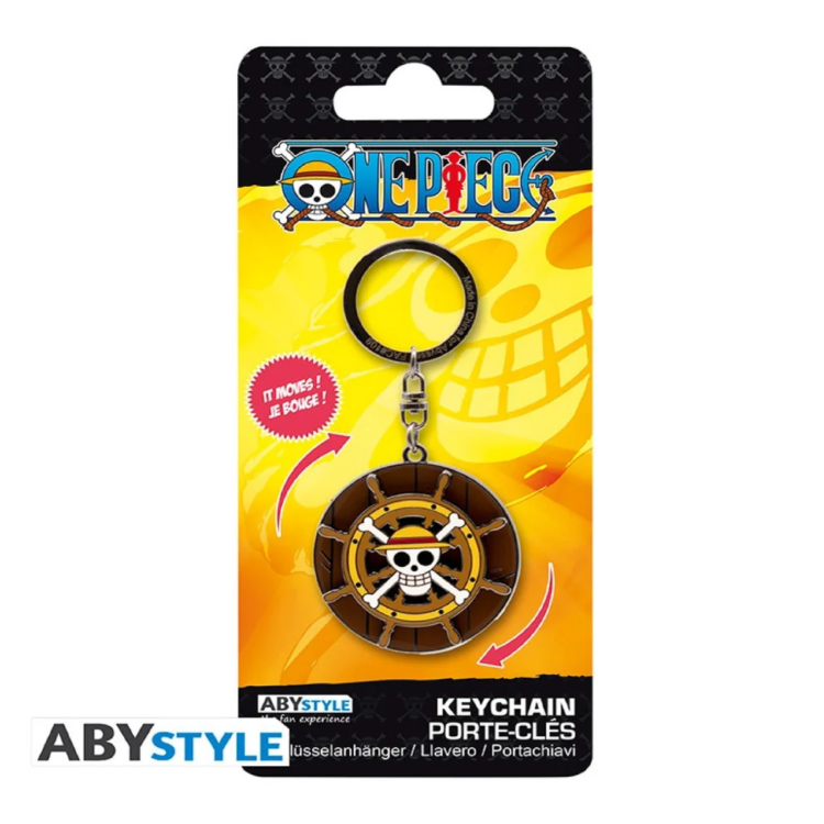 One Piece Thousand Sunny's Helm 3D Premium Keychain