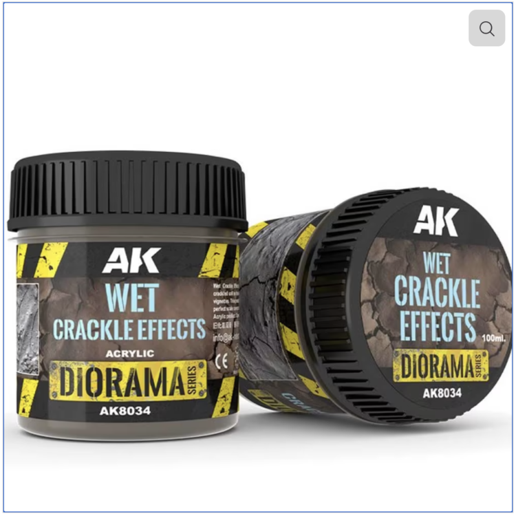 AK Diorama Wet Crackle Effects 100ml (Acrylic)