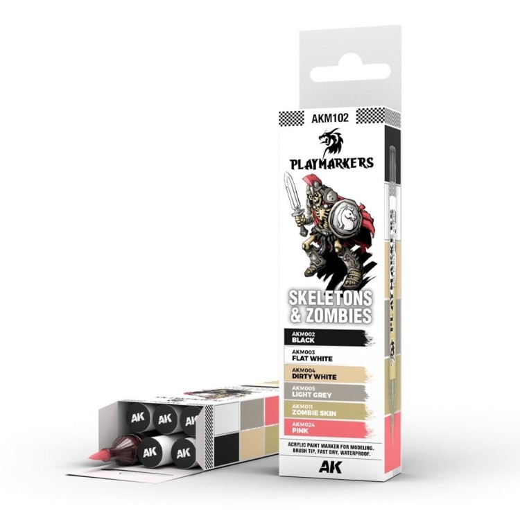 AK Playmarkers Skeletons and Zombies Set