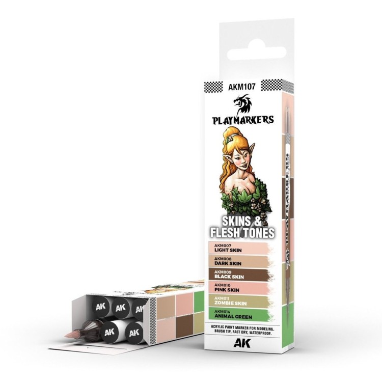 AK Playmarkers Skin and Flesh Tones Set