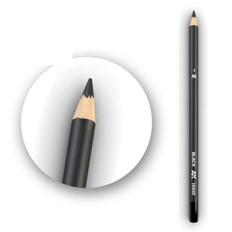 AK Watercolor Pencil Black