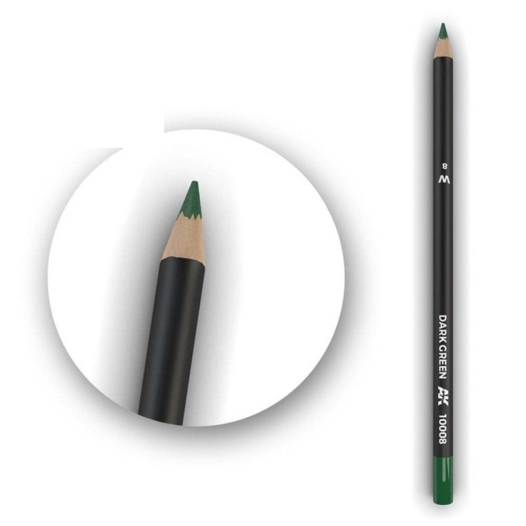 AK Watercolor Pencil Dark Green