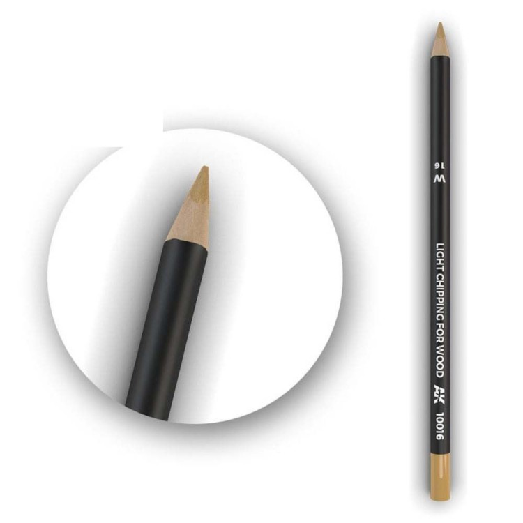 AK Watercolor Pencil Light Chipping For Wood