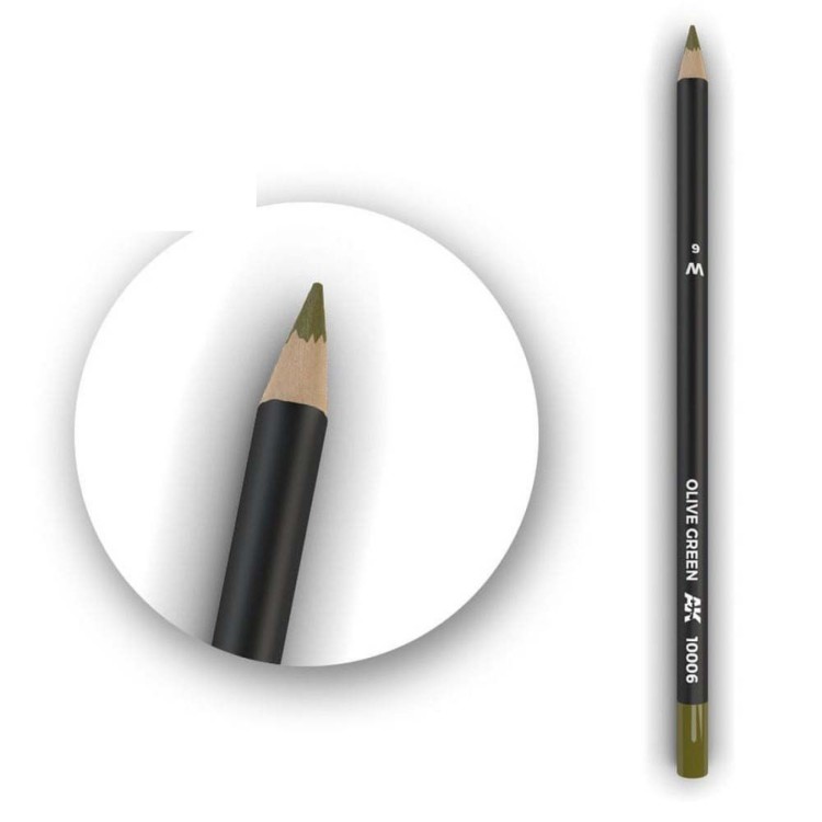AK Watercolor Pencil Olive Green