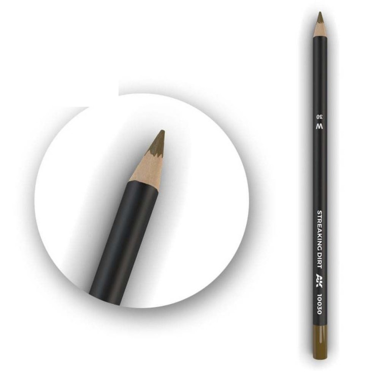 AK Watercolor Pencil Streaking Dirt