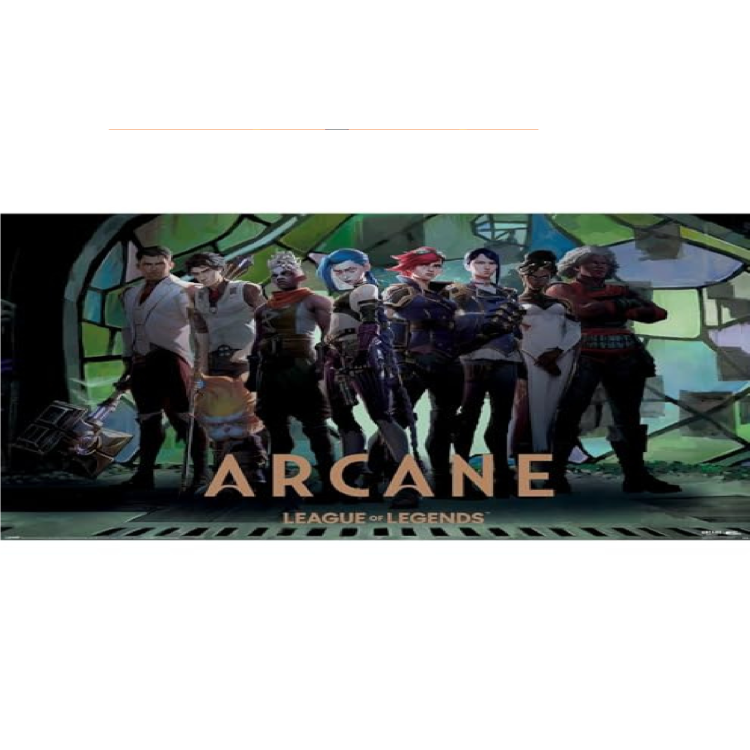 Arcane Characters In Zaun Arcade Maxi Poster