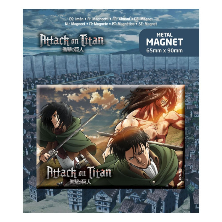 Attack On Titan Fridge Magnet Trio